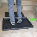 SHOE DISINFECTANT MAT WITH TANK