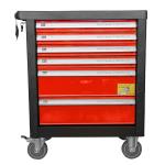 6 DRAWER TOOL CABINET - RED - WITH TOOLS INCLUDED
