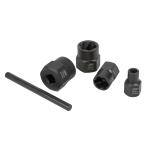 SET OF 3/8" TWIST SOCKETS FOR REMOVAL OF SAFETY SCREW/NUTS 6-19MM