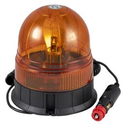 MAGNETIC BASE ROTATING BEACON WITH COILED CABLE H1 12V-55W