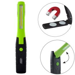 RECHARGEABLE COB LED INSPECTION LIGHT WITH MAGNETIC FOLDABLE BASE