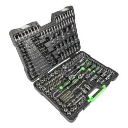 216 PIECES HEX SOCKET AND RATCHET SPANNER SET - CHROME FINISH